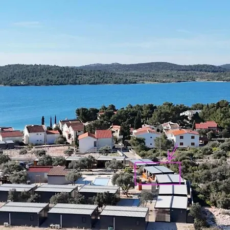 Classic Two Bedroom Mobile With Terrace And Sea View Br2 Pirovac