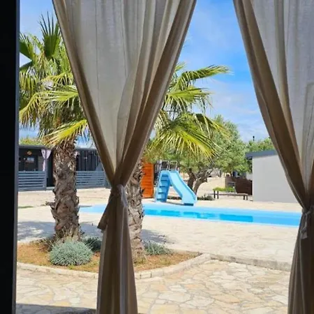 Classic Two Bedroom Mobile With Terrace And Sea View Br2 * Pirovac